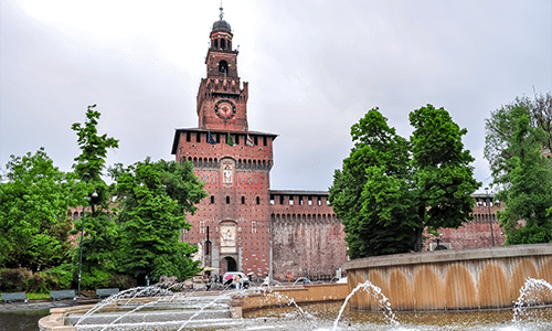 Castello Sforzesco - in the heart of Milan city centre. Courtesy Shutterstock.